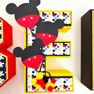 Mickey 3D Letters