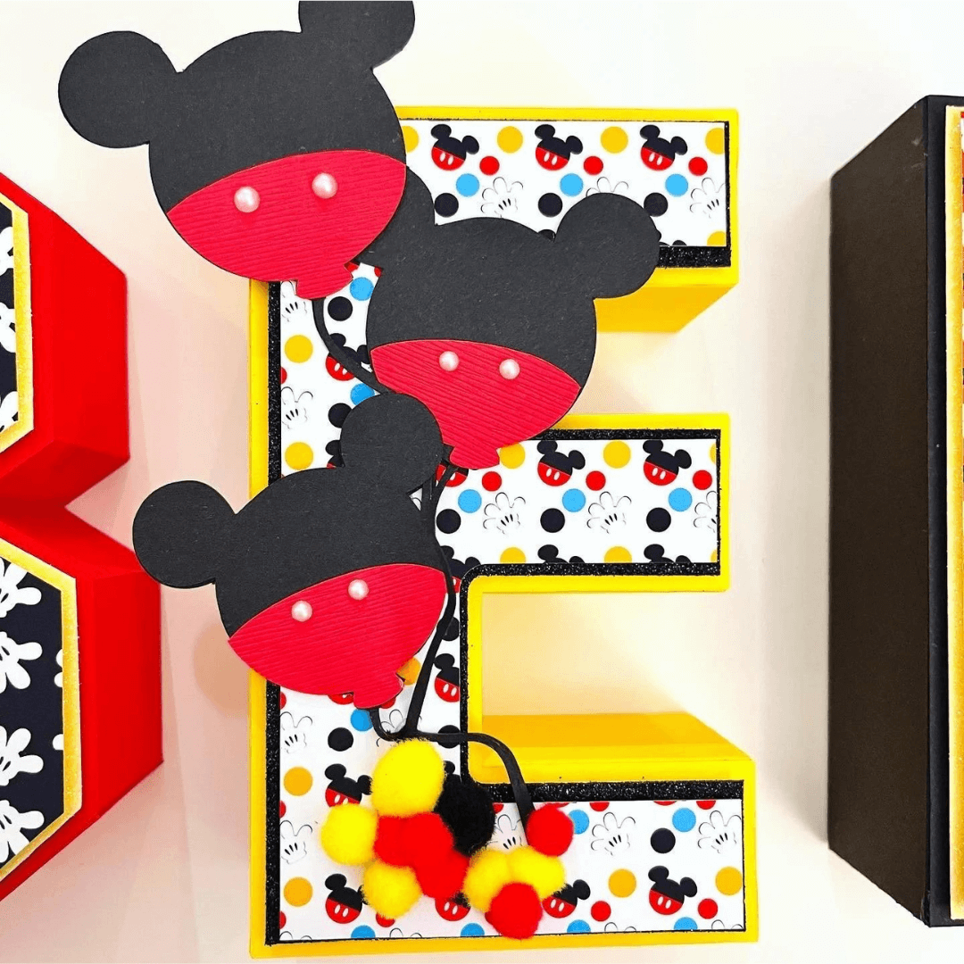 Mickey 3D Letters