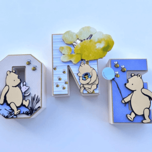 Winnie Pooh 3D Letters