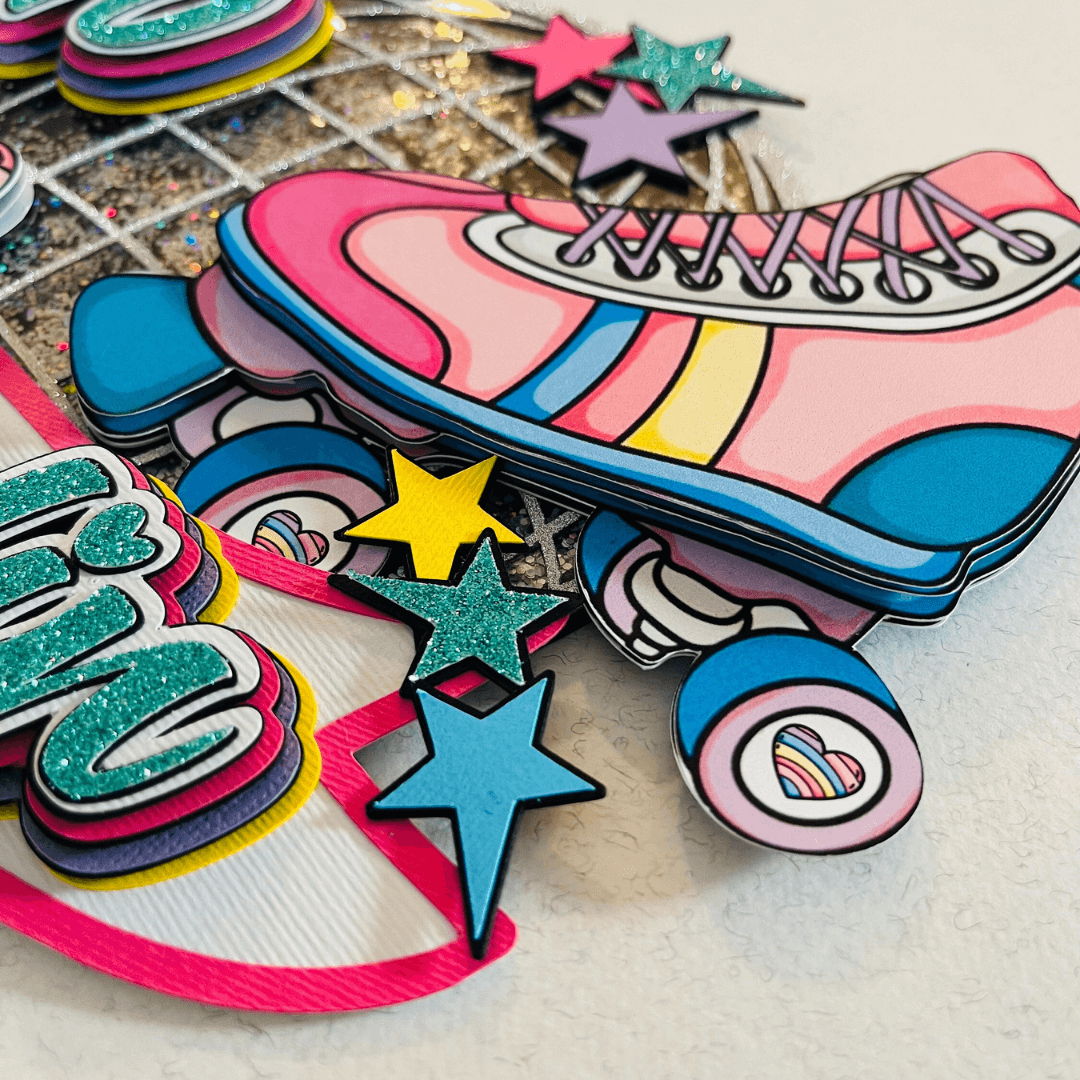 Roller Skates Cake Topper - Image 4