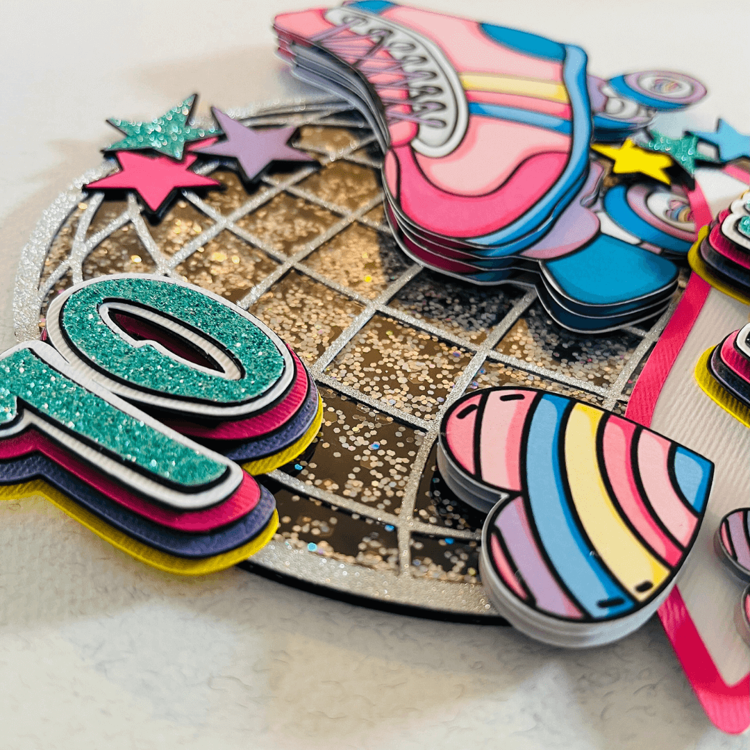 Roller Skates Cake Topper - Image 5