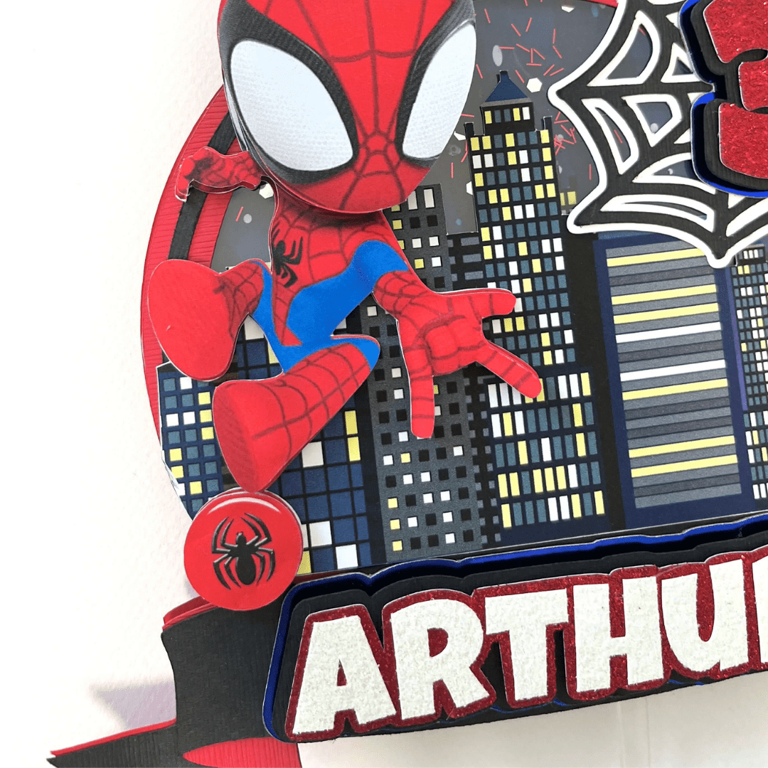 Spiderman Cake Topper - Image 3