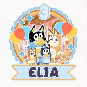 Bluey Cake Topper