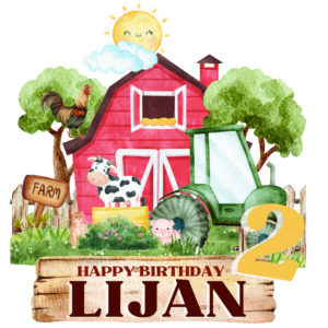 The Farm Cake Topper