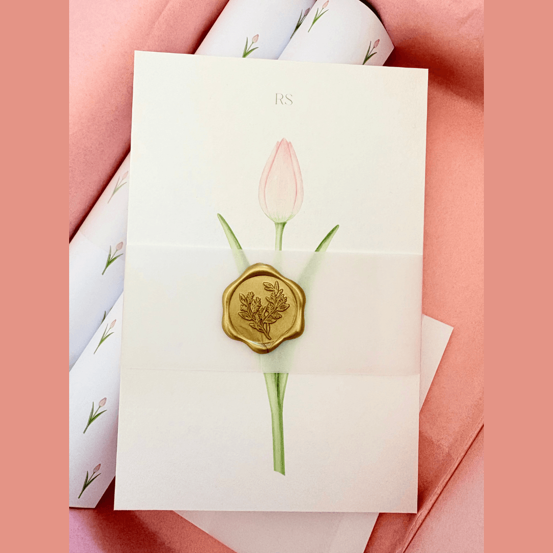 Luxury Tulip Stationery Box