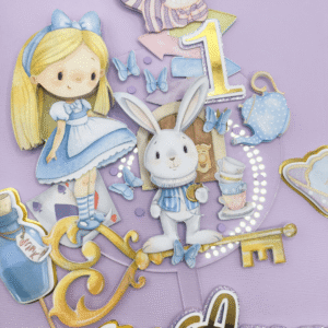 Alice in Wonderland Cake Topper