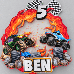 Monster Truck Cake Topper