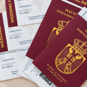 Passport Wedding Invitation