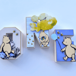 Winnie Pooh 3D Letters