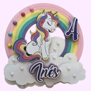 Unicornio Cake Topper